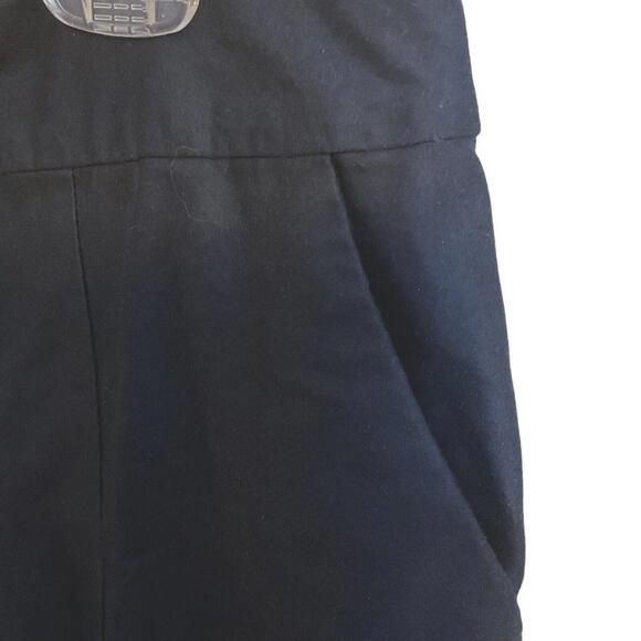 Charter Club Black Green Blue A-Line Pleated Cotton Floral Skirt Size 8 Spring - Picture 4 of 8